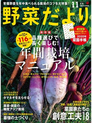 cover image of 野菜だより2019年11月号